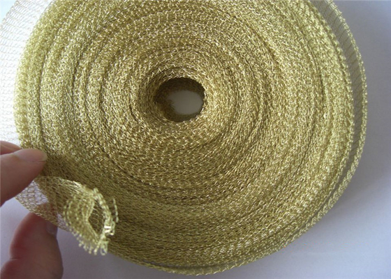 Diámetro hecho punto flexible de Mesh Tape 0.12m m del alambre para el cojín del separador de partículas