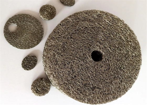 OEM hecho punto comprimido de Mesh Gasket Round Shape del alambre 0.55m m para la junta del extractor