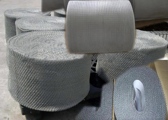 el alambre hecho punto los Ss Mesh Making Demister Pads And de 0.2m m comprimió las juntas