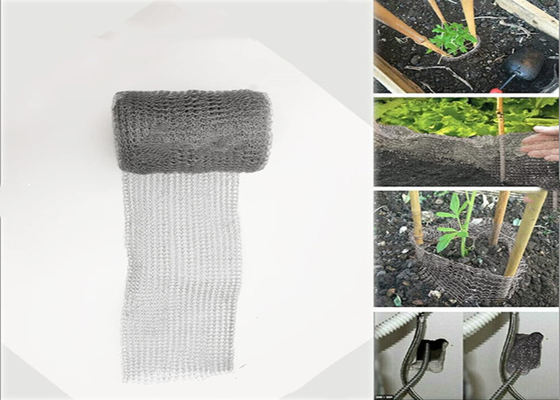 Filtro de malla de alambre de punto industrial con agujero redondo de 2 mm y muestra